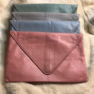 Yolanta Real Leather Soft Envelope Bags